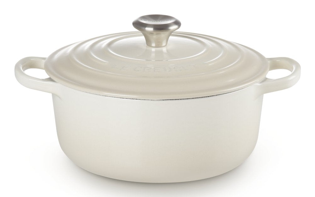Le Creuset 21177207164430 Gusseisen Bräter, 20cm, Meringue