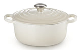 Le Creuset 21177207164430 Gusseisen Bräter, 20cm, Meringue