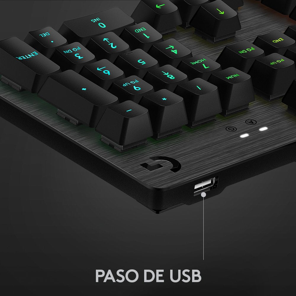 EAN 5099206086081 - Logitech G 920-009344 teclado Juego USB QWERTY Español Carbono imagen 8