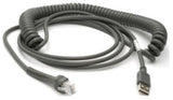 Zebra Cba-U29-C15zbr Cable Usb 4,57 M Usb 2.0 Usb A Negro