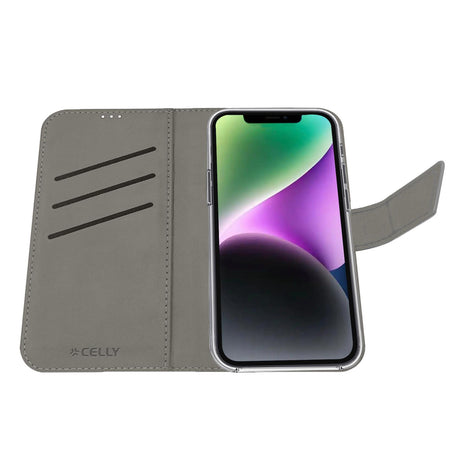EAN 8021735219095 - Celly WALLY funda para teléfono móvil 15,5 cm (6.1") Funda cartera Negro imagen 4