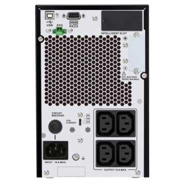 Apc Easy Ups On-Line Ups Torre Tiempo De Ejecución Extendido Ca 220/230/240 V 900 Vatios 1000 Va 1 Fase Ácido De Plomo Usb Serial Conectores De Salida: 4 Europa Negro Ral 7010