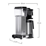 Moccamaster 79401 Kbgt, Filterkaffeemaschine, Polished Silver, 1.25l