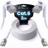 EAN 5906168638923 - Extralink Kat.6 U/FTP 2m 1Gbps Biały | Patchcord LAN | Miedź Kabel sieciowy skrętka, łamana końcówka (EX. imagen 4
