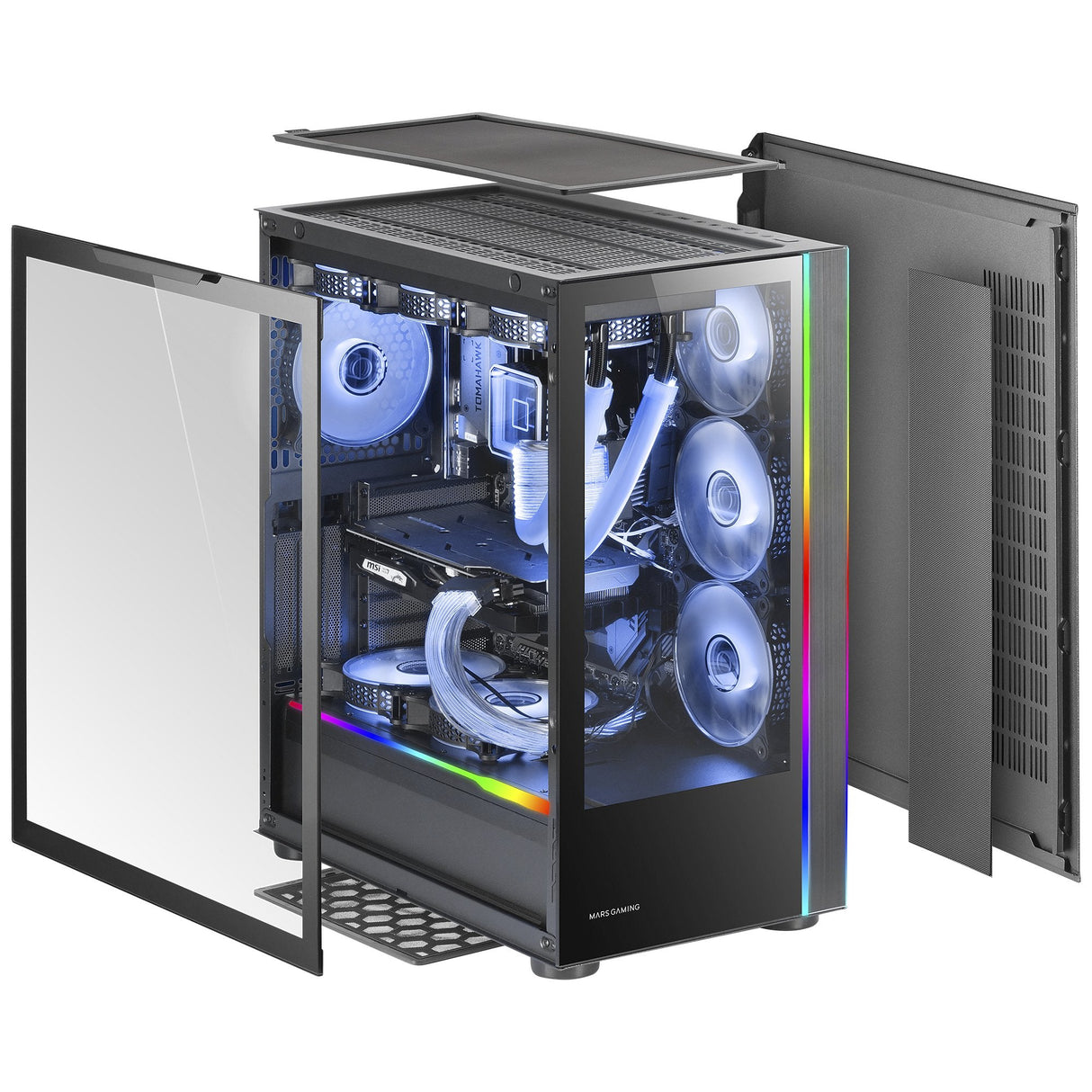 Caja Torre E-Atx Xxl Mcultra Negro Mars Gaming