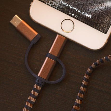 EAN 5060613317747 - Thumbs Up 1002653 cable USB 1 m USB A Micro-USB B Marrón, Púrpura imagen 6