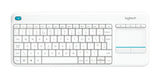 Teclado Español Logitech K400 Plus Tv Rf Inalámbrico Qwerty Blanco