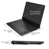 EAN 199251567223 - HP OMEN Gaming Laptop 16-am0037ns Intel Core Ultra 7 255H 40,6 cm (16") 2K 32 GB DDR5-SDRAM NVIDIA GeForce imagen 7