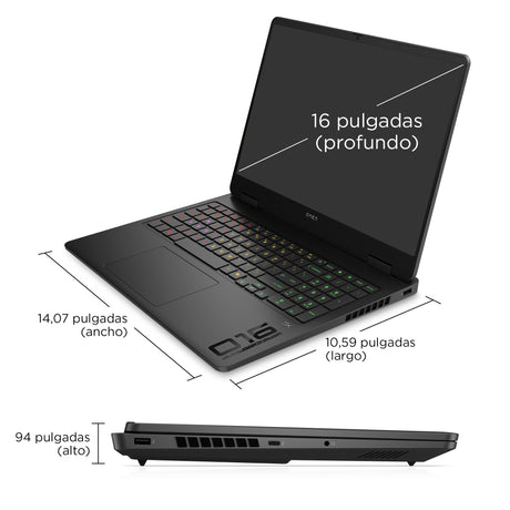 EAN 199251567223 - HP OMEN Gaming Laptop 16-am0037ns Intel Core Ultra 7 255H 40,6 cm (16") 2K 32 GB DDR5-SDRAM NVIDIA GeForce imagen 7
