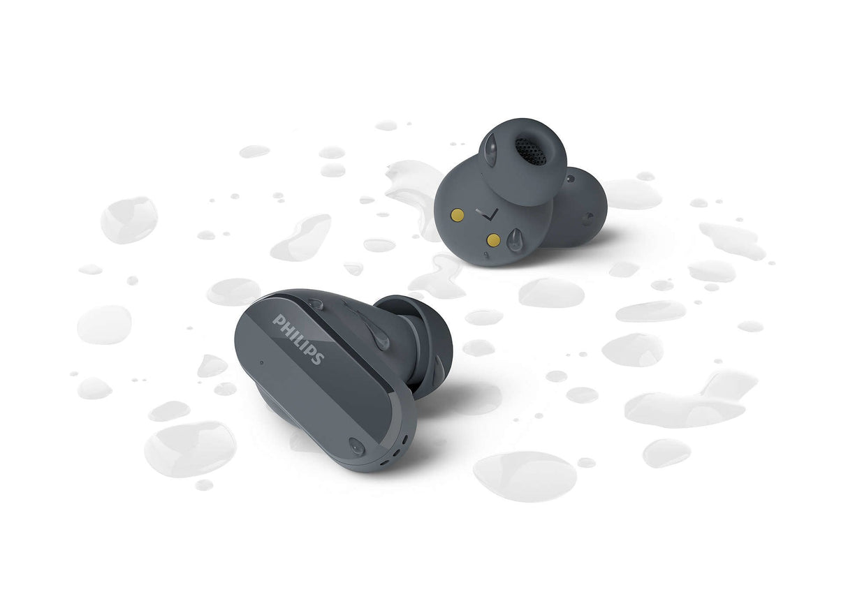 Auricular Botón Philips Tat3508bk/00 Negro Bluetooth Noise Cancelling Ipx4