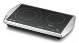 EAN 4001797196101 - Rommelsbacher CT 3403/TC hobs Negro, Acero inoxidable Encimera Cerámico 2 zona(s) imagen 1