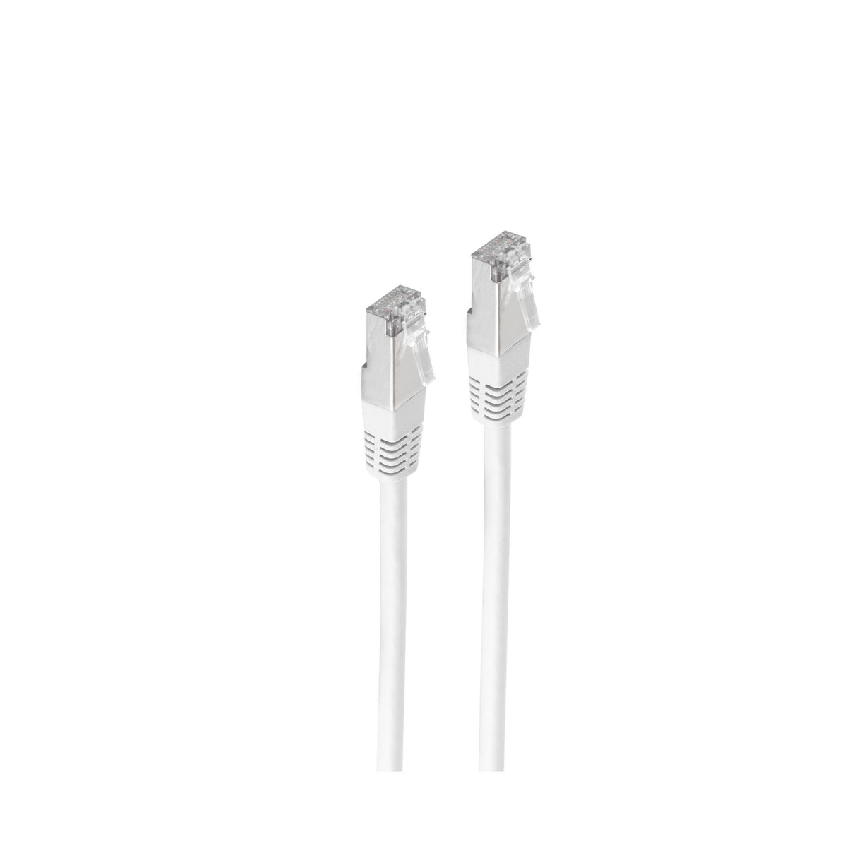 Cable De Conexión De Red Shiverpeaks Cat6, S Ftp, Lzsh, Blanco 0,5 M