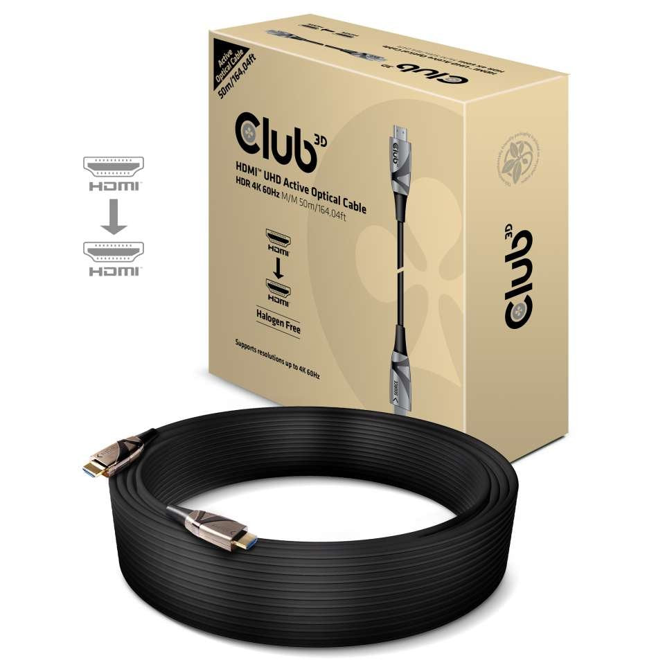 EAN 8719214471088 - CLUB3D CAC-1391 cable HDMI 50 m HDMI tipo A (Estándar) Negro, Bronce imagen 2