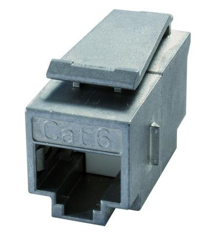 Acoplamiento Telegärtner Amj K Cat.6a, Rj45 (Ff), Paquete De 4, Pu 4 Piezas