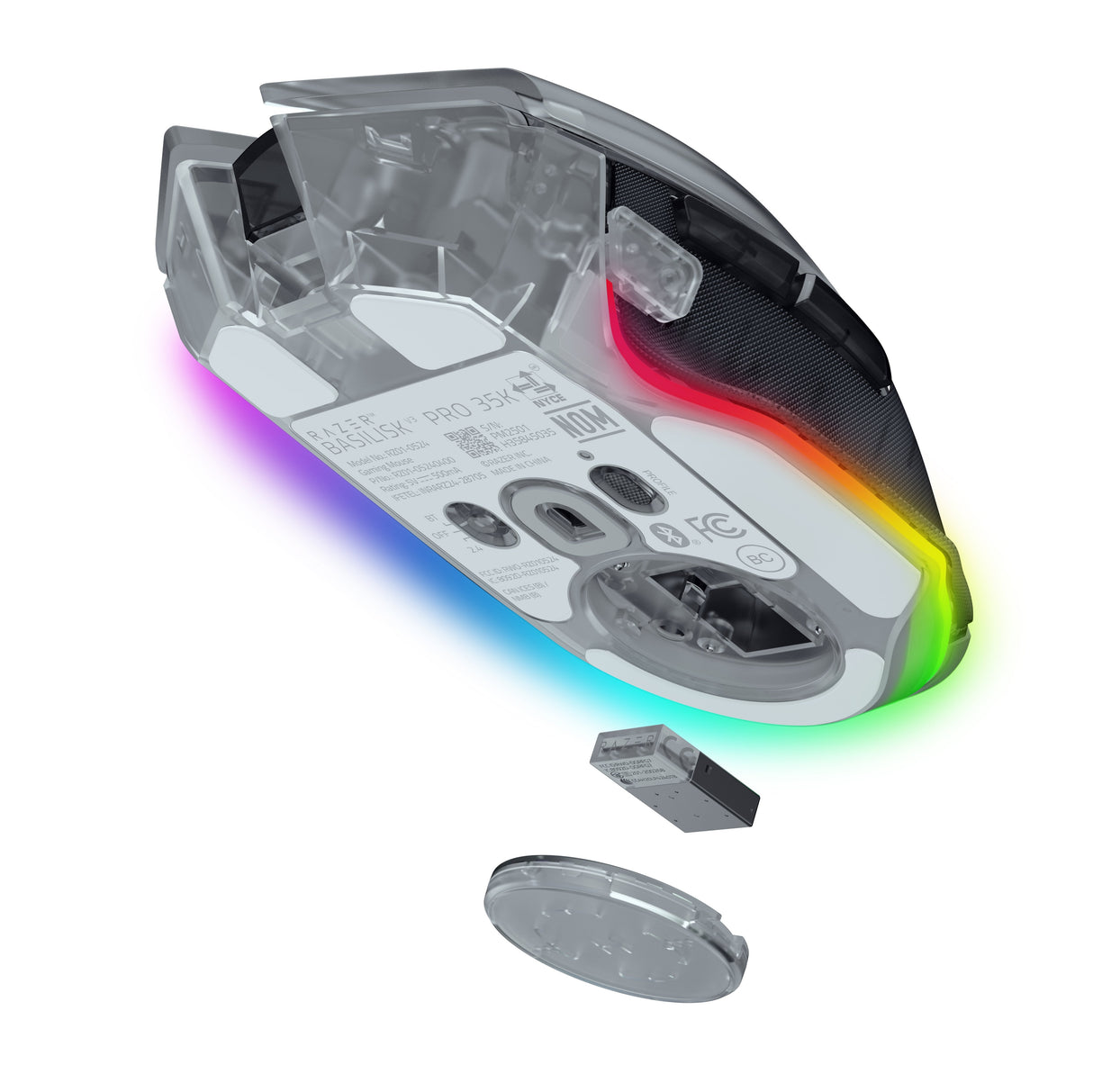 EAN 8886419334835 - Razer Basilisk V3 Pro 35K ratón Juego mano derecha RF Wireless + Bluetooth + USB Type-A Óptico 35000 DPI imagen 3
