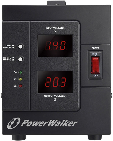 EAN 4260074976809 - PowerWalker AVR 2000/SIV regulador de voltaje 2 salidas AC 230 V Negro imagen 4