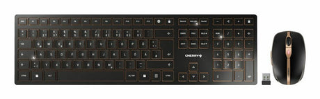 EAN 4025112108266 - CHERRY JD-9100IT-2 teclado Ratón incluido Hogar / Oficina RF Wireless + Bluetooth QWERTY Italiano Negro,  imagen 1