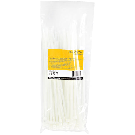 EAN 0065030890595 - StarTech.com CBMZT10N presilla Brida reutilizable Nylon, Plástico Blanco 100 pieza(s) imagen 6
