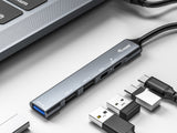 Equip Usb-C Hub 5-Port 3.0/C->4x3.0