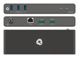 EAN 7291063103903 - Kramer Electronics EXT3-U3-KIT Transmisor y receptor de señales AV Aluminio imagen 1