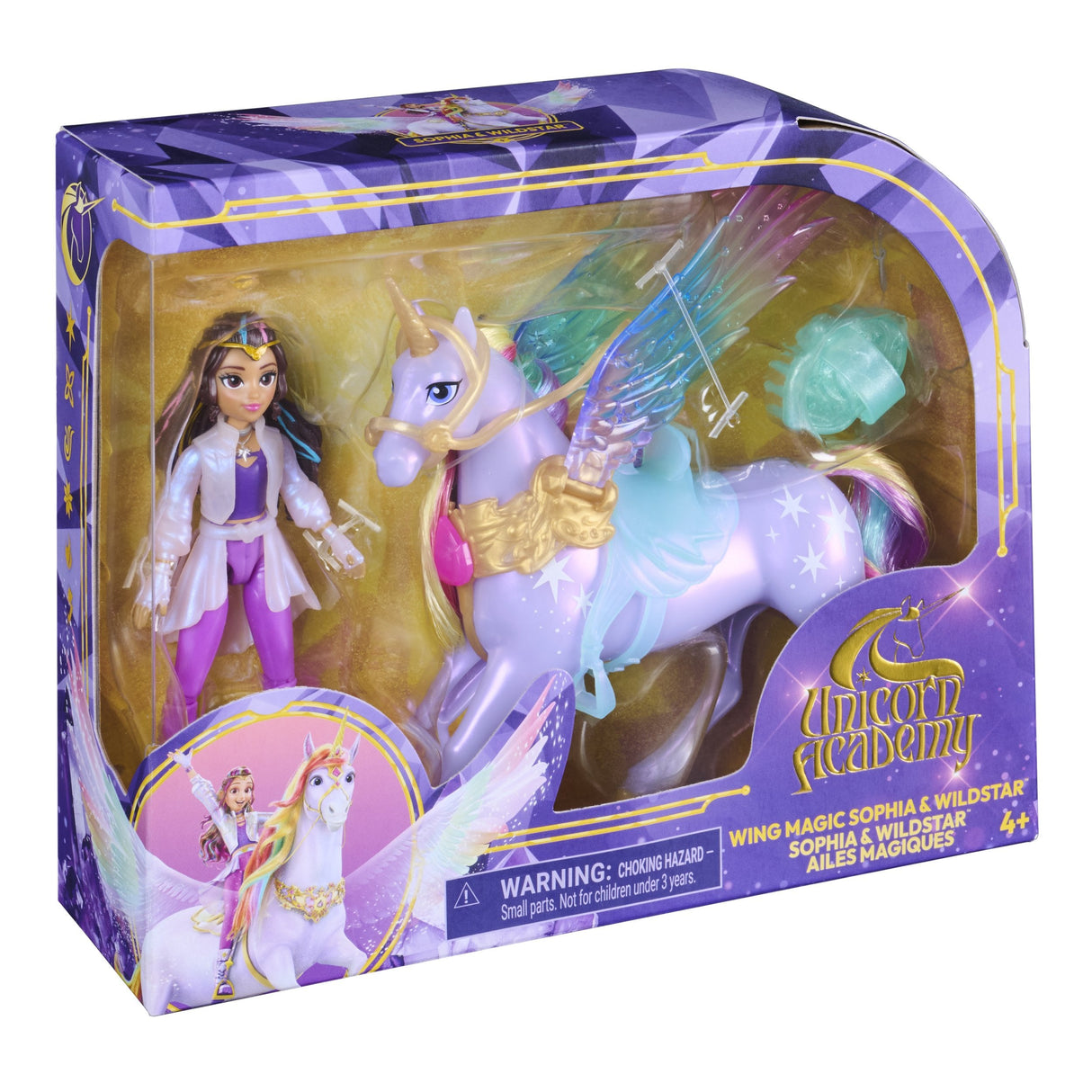 Spinmaster Unicorn Academy - Wing Magic Sophia & Wildstar Spielset 6076940