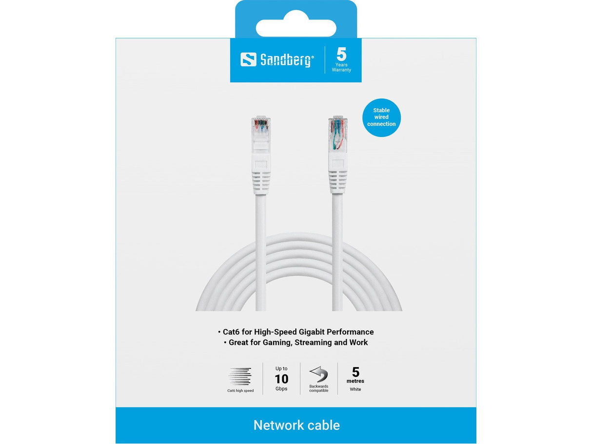 Sandberg Network Cable Utp Cat6 5 M