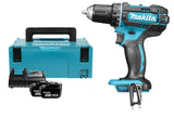 Makita Ddf482rtj Destornillador Eléctrico Y Llave De Impacto 1900 Rpm Negro, Azul