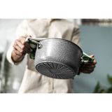 Garnek Ballarini Salina Granitium Z Pokrywka Granitowy 20 Cm 75002-826-0