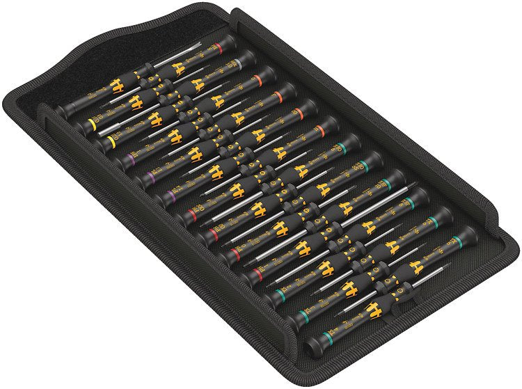 Wera Juego De Destornilladores Kraftform Micro Esd Big Pack 1 (Negro/Amarillo, 25 Piezas)