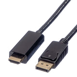 EAN 7611990145201 - ROLINE 11.04.5787 adaptador de cable de vídeo 3 m DisplayPort Negro imagen 1
