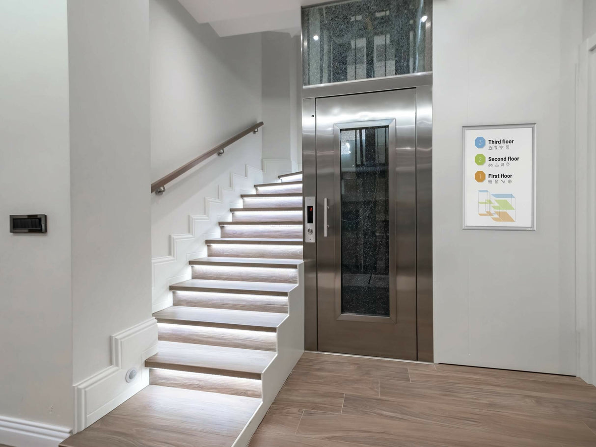 Durable 500823 Marco Para Pared 450 X 625 Mm Rectángulo Plata Aluminio
