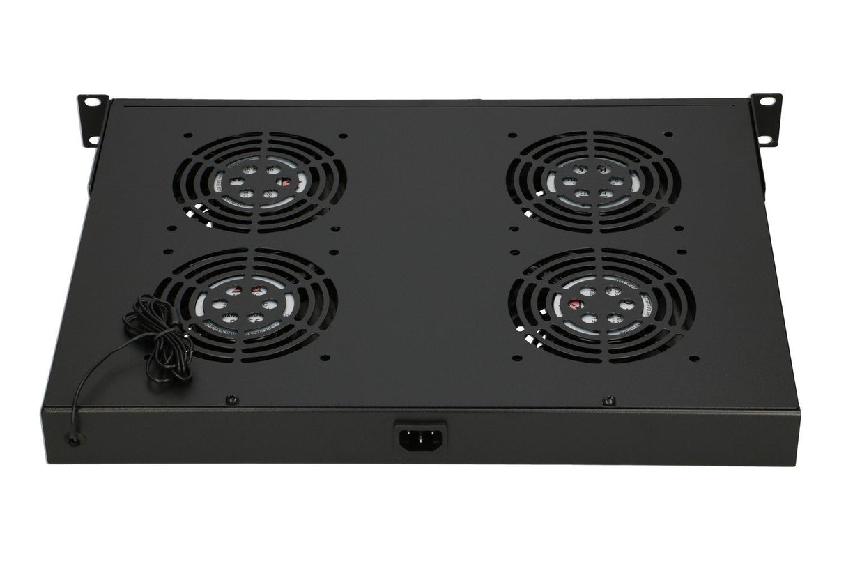 Extralink 19" Rack Mount Fan Panel (4 Fans)