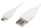 Sharkoon 1.5m, Micro-Usb2.0-B/Usb2.0-A Cable Usb 1,5 M 2.0 Usb A Micro-Usb B Blanco