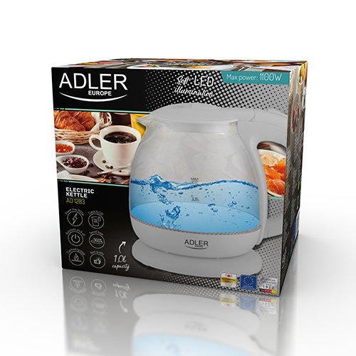 EAN 5902934833417 - Adler AD 1283G tetera eléctrica 1 L 900 W Gris imagen 5