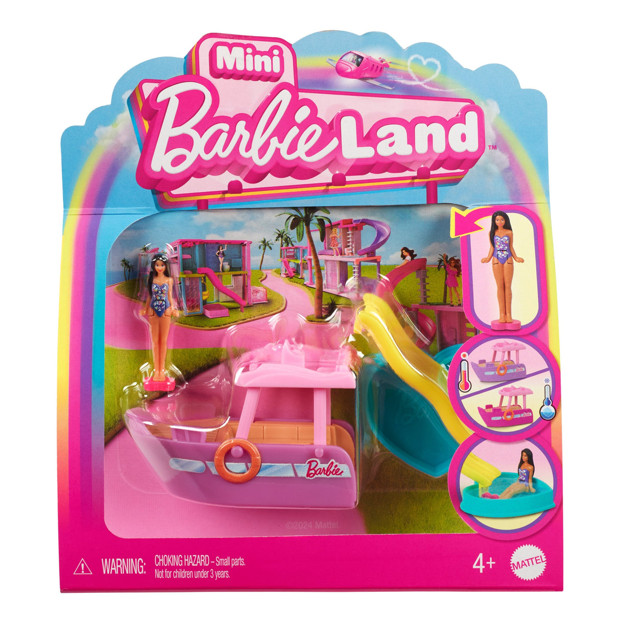 Barbie Mini Barbieland Pojazd, Lodz