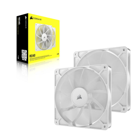 EAN 0840006684275 - Corsair RS140 Carcasa del ordenador Ventilador 14 cm Blanco 2 pieza(s) imagen 4