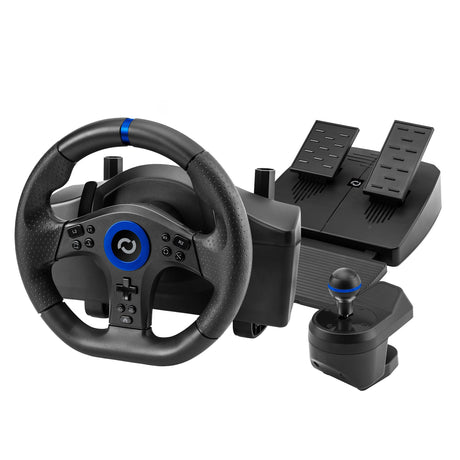 EAN 8436563095061 - Blade BL7002 mando y volante Negro, Azul USB Volante + pedales + palanca de cambios PC, PlayStation 5 imagen 1