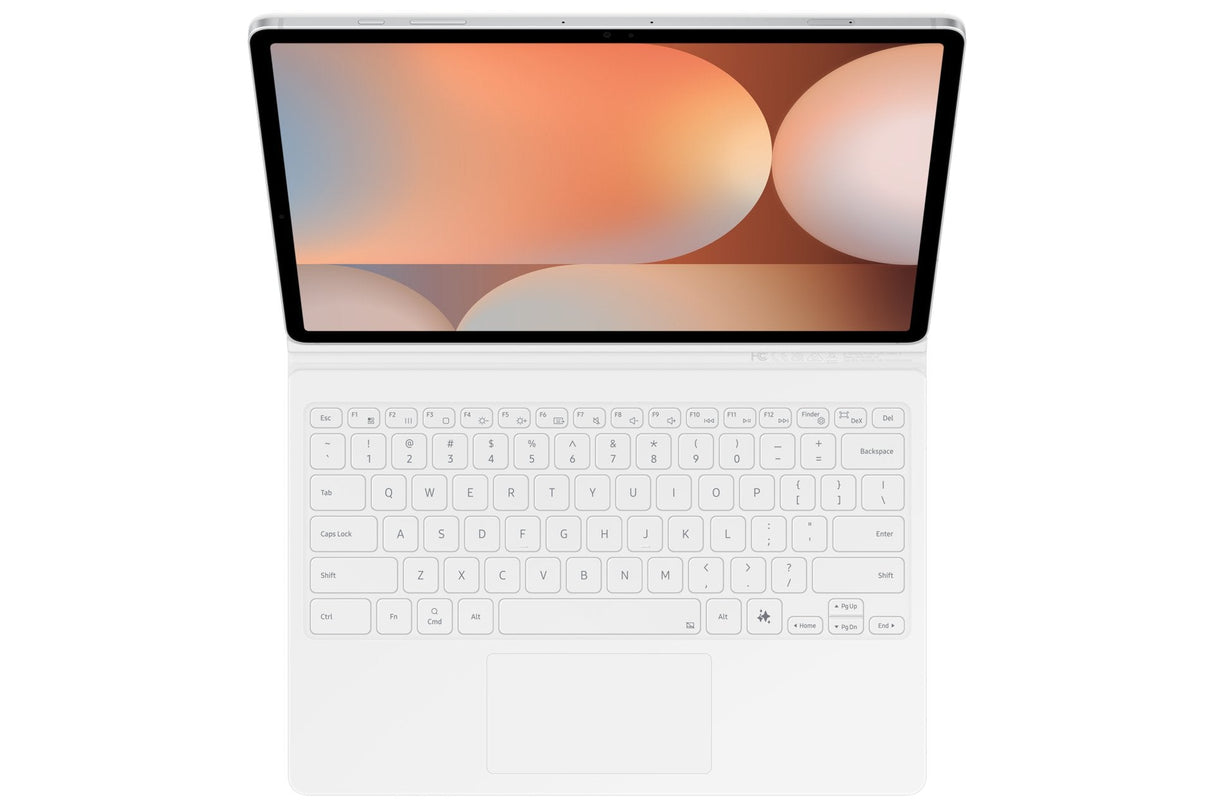 Funda  Samsung Book  Keyboard Para Tab S10+/S9+/S9 Fe+ Blanco