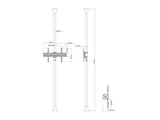 EAN 7350073733620 - Multibrackets 3620 soporte para pantalla de señalización 165,1 cm (65") Negro imagen 15