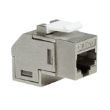 Acoplamiento Keystone Logilink 2x Rj45 Stp, Cat.6a, Acodado 90 °