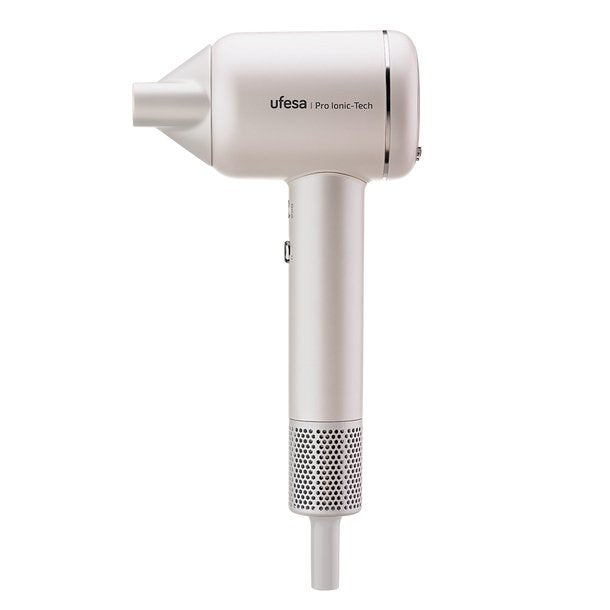 Secador  Ufesa Pro Ionic-Tech Digital Ultrarrápido Inteligente Blanco  De Pelo