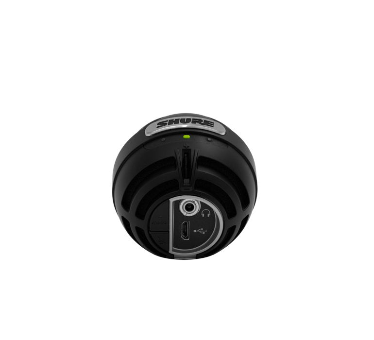 Micrófono Condensador Digital Shure Mv5c-Usb Negro/Gris
