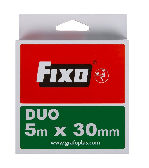 Fixo Cinta Doble Cara Blister 30mmx5m