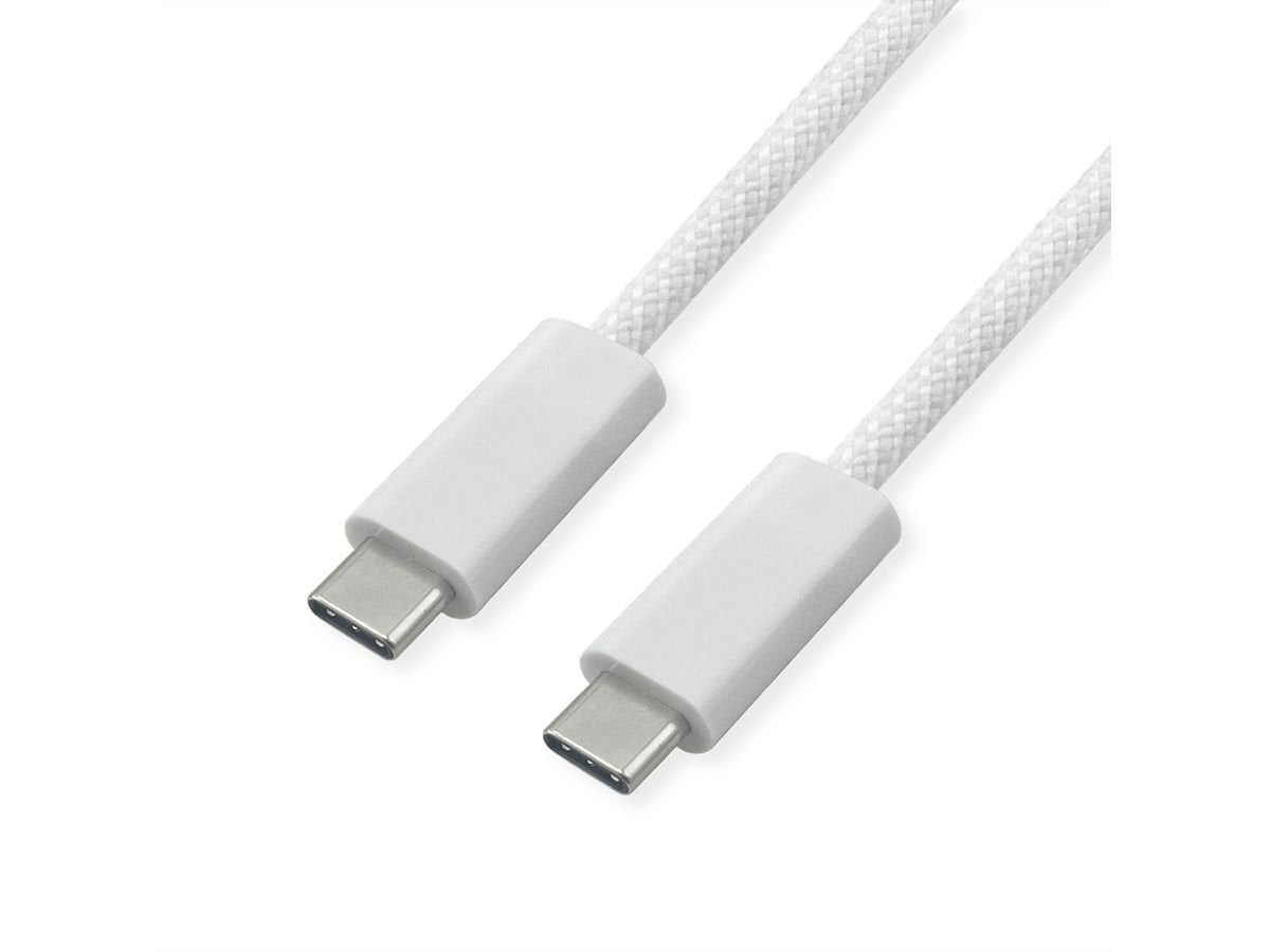 Roline Usb4 Gen3x2 Cable, C?C, St St, 8k Uhd-2, 40gbit S, 240w, Wei, 1 M