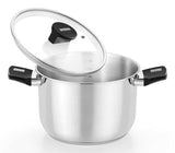 Olla Elite Inox M240222 22cm 5l Acero Inoxidable Apta Para Inducción