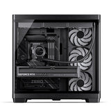 Caja Atx Jonsbo Tk-4 Wood Cristal Templado Negro