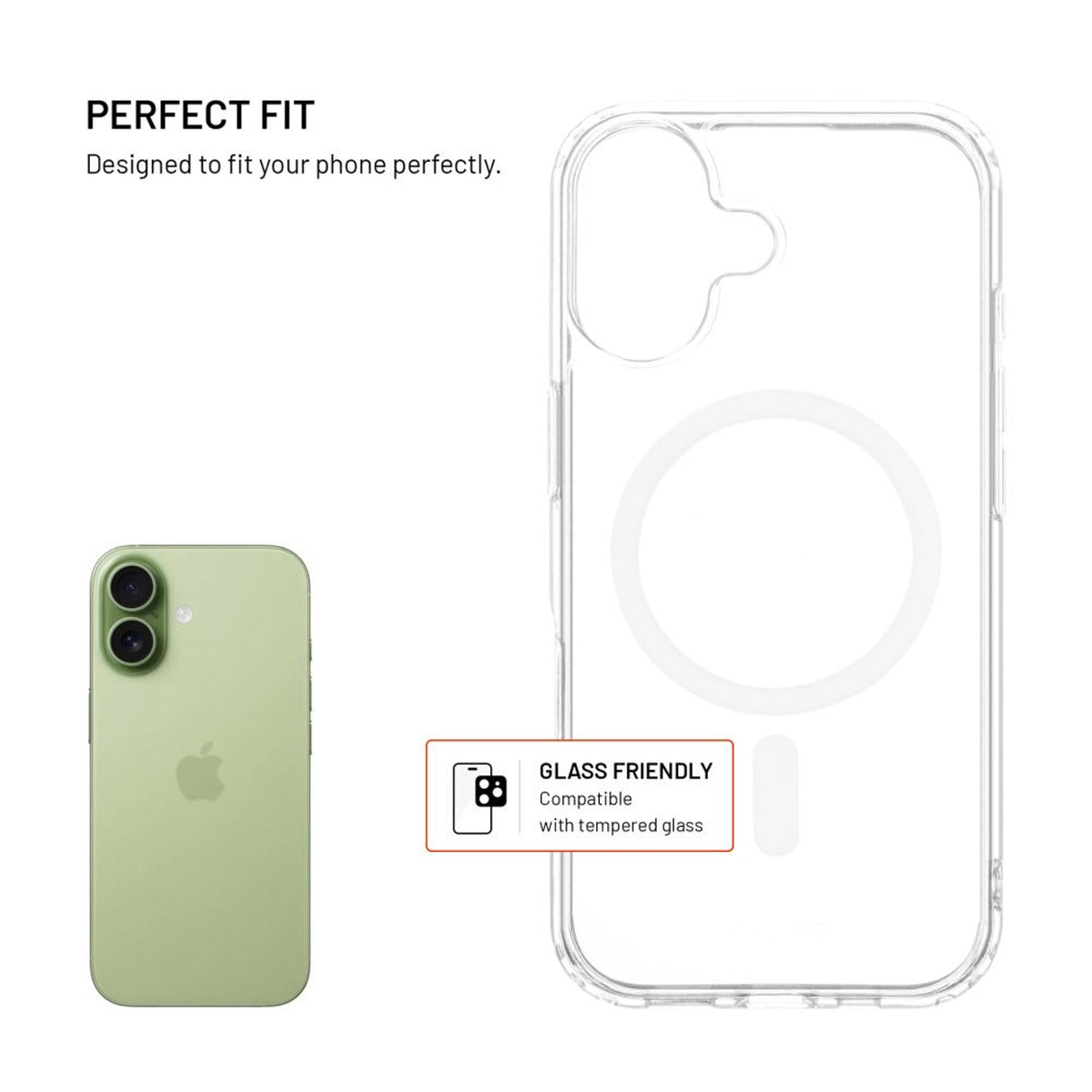 EAN 8591680187133 - FIXED MagPure funda para teléfono móvil 16 cm (6.3") Transparente imagen 2