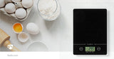 Nedis Bascula De Cocina  Digital  Cristal 3mm / Plastico   Negro