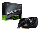 Tarjeta Grafica Msi Rtx5070 Shadow 2x Oc 12gb Gddr7 V532-005r Amz Only Retail V532-005r