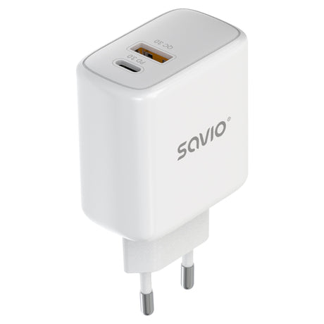 EAN 5905106070221 - Savio LA-12 cargador de dispositivo móvil Universal Blanco Corriente alterna Carga rápida Interior imagen 5
